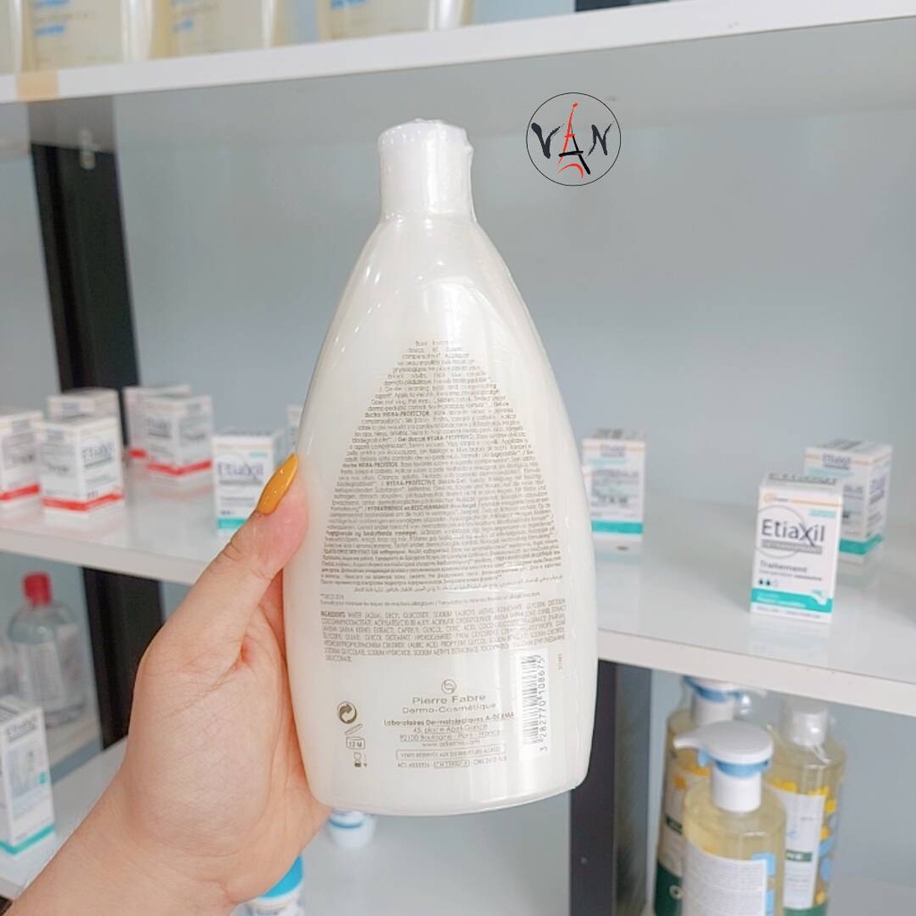 Sữa tắm aderma hỗ trợ giảm mụn lưng ,thu nhỏ lỗ chân lông trên cơ thể 500ml mẩu mới 2021 Van maison