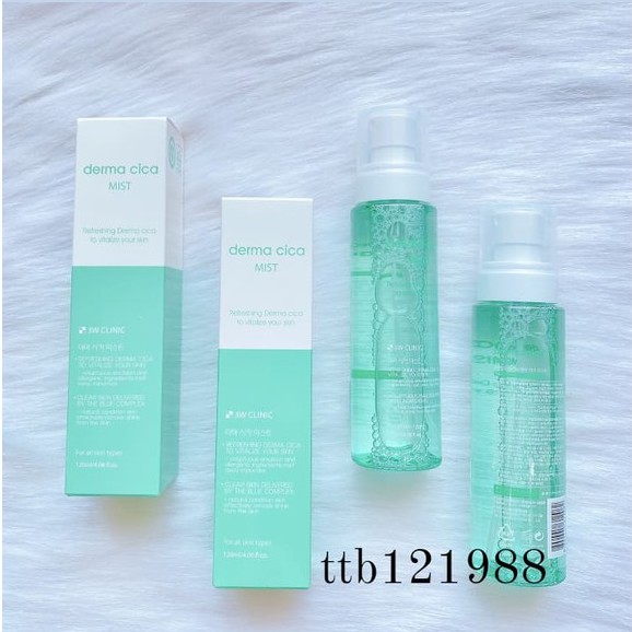 Xịt Khoáng Tinh Chất Rau Má Derma Cica Mist 3w Clinic Hàn Quốc