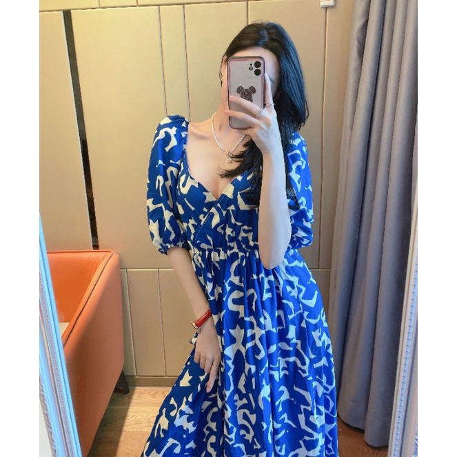 ĐẦM DÀI HỌA TIẾT ZR XUẤT XỊN