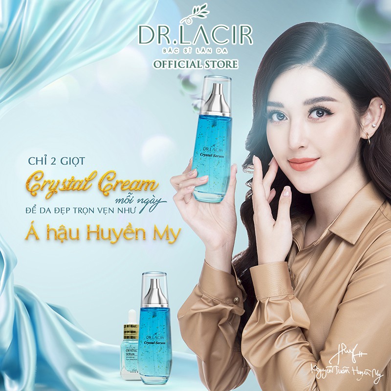 Serum Tinh Thể Cấp Ẩm Da Chống Lão Hoá, Se Khít Lỗ Chân Lông DR.LACIR 50ml và 25ml DR20
