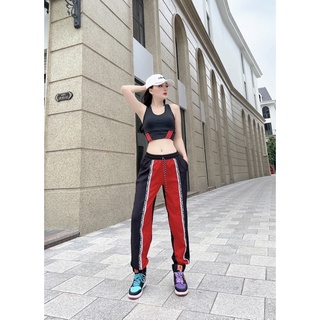 Bộ đồ tập áo bra quần jogger có tách bán lẻ áo, lẻ quần tập gym, nhảy, aerobic, Zumba nữ