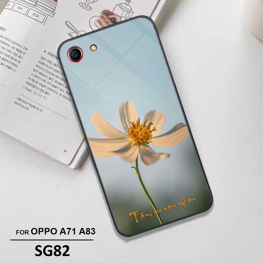 Ốp kính cường lực OPPO A71 - A83 Ốp điện thoại cao cấp  Son Store68