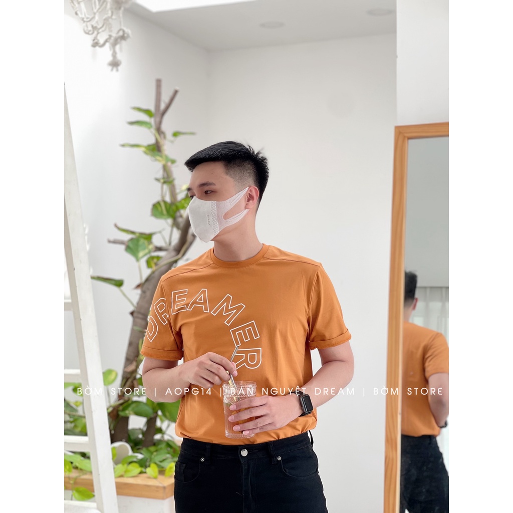 Áo Thun Nam In Bán Nguyệt Dreamer BEACON DENIM Form Vừa Thời Trang Nam AOPG14