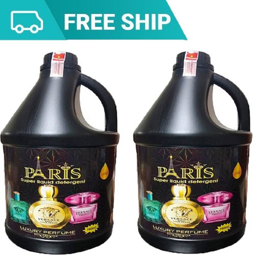 FREESHIP -  1 Can Nước giặt Paris Hương Hoa Pháp 3,6L