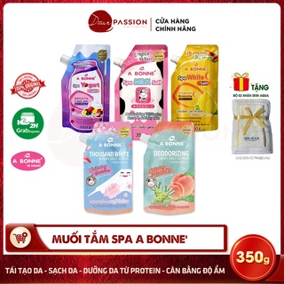 Muối Tắm A Bonne Spa Sữa Bò Dưỡng Trắng Da, Tẩy Tế Bào Chết, Giúp Da Mềm Mịn - A Bonne Spa Milk Salt 350g