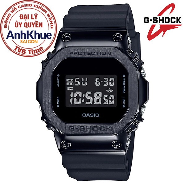 Đồng hồ nam dây nhựa Casio G-Shock chính hãng Anh Khuê GM-5600B-1DR