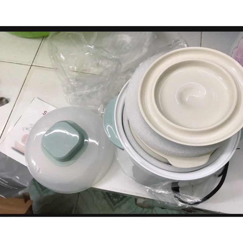 Nắp sứ thay thế nồi cháo chậm seka 1L