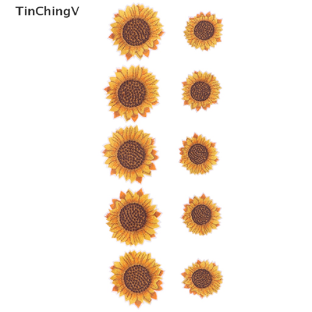 Set 5 Miếng Dán Ủi Quần Áo Hình Hoa Hướng Dương