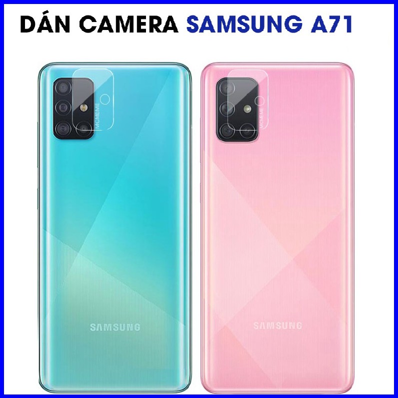 Cường lực dẻo bảo vệ camera Samsung A71 / M51 có lỗ đèn Flash