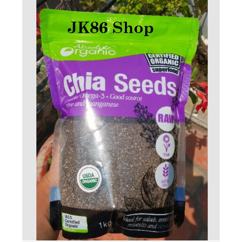 Hạt Chia Úc Organic Chia Seeds 1kg | BigBuy360 - bigbuy360.vn