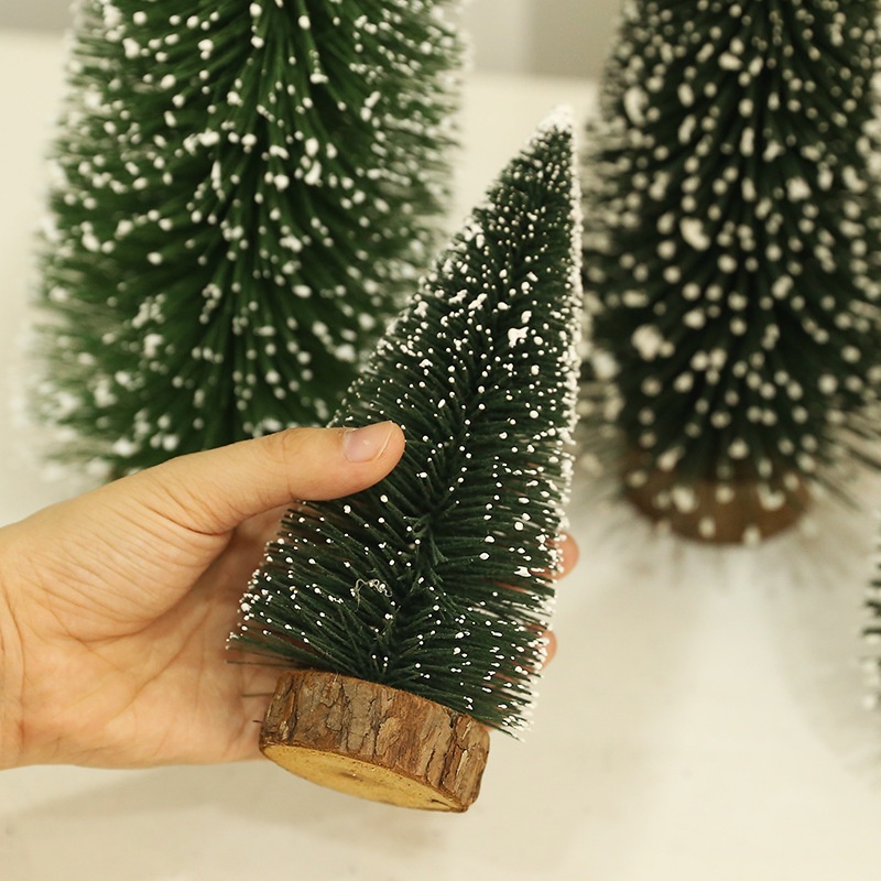 Cây thông giáng sinh Mini để bàn dùng trang trí DIY