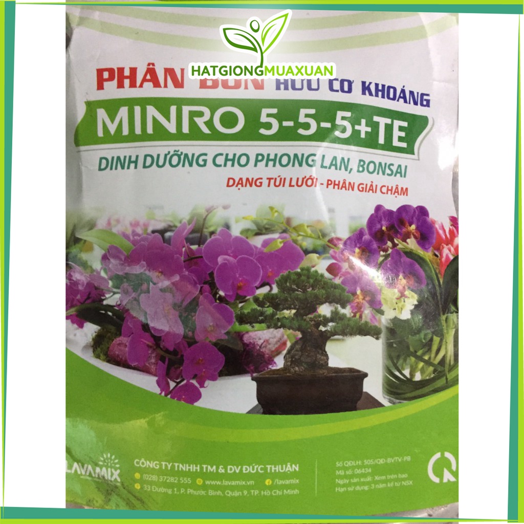[SIEURE] Phân tan chậm 5-5-5+TE minro: 30 gói nhỏ hàng đẹp, phân phối chuyên nghiệp.