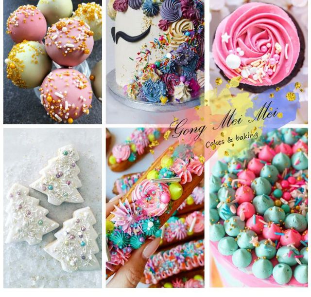 [Mã 77FMCGSALE1 giảm 10% đơn 250K] Hạt rắc màu trang trí bánh 50g | BigBuy360 - bigbuy360.vn