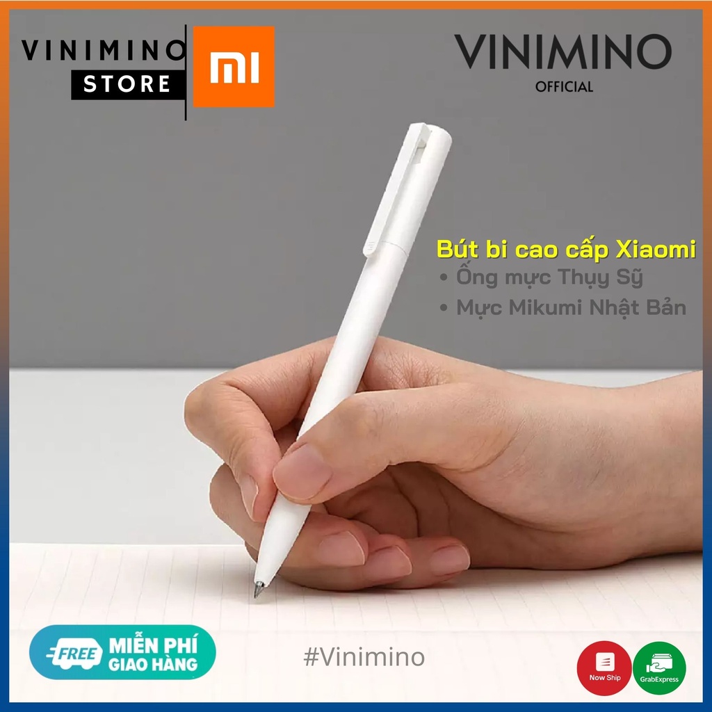 Bút bi cao cấp Xiaomi | Mực gel Đen | Vinimino