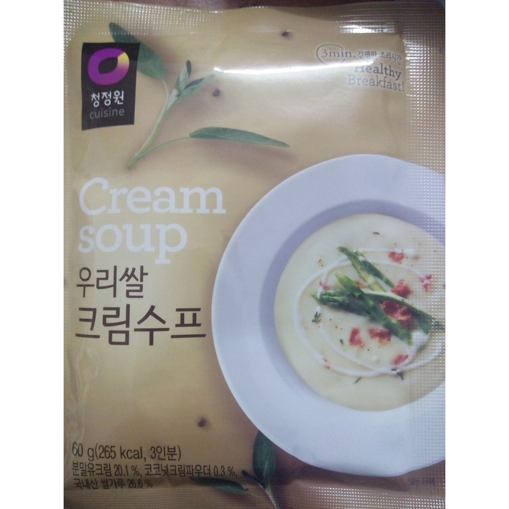 Combo 3 Gói Bột Súp Kem – Cream Soup Daesang – Nhập Khẩu Hàn Quốc