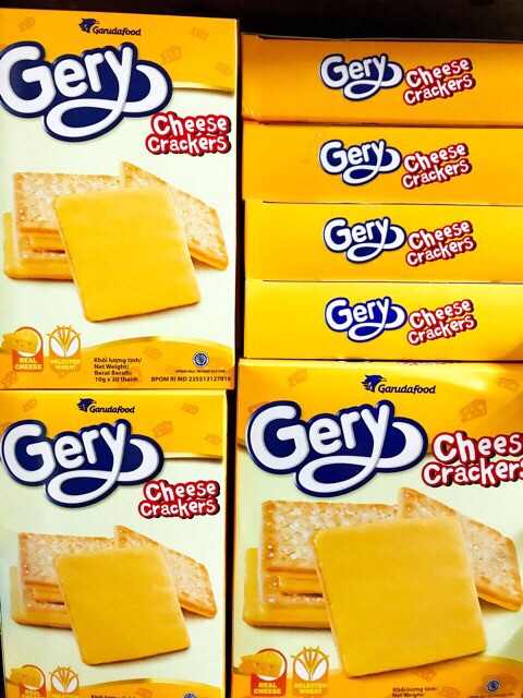 [Q.GòVấp]Bánh quy  phô mai / Bánh quy Gery cheese crackers hộp lớn 300gr | WebRaoVat - webraovat.net.vn