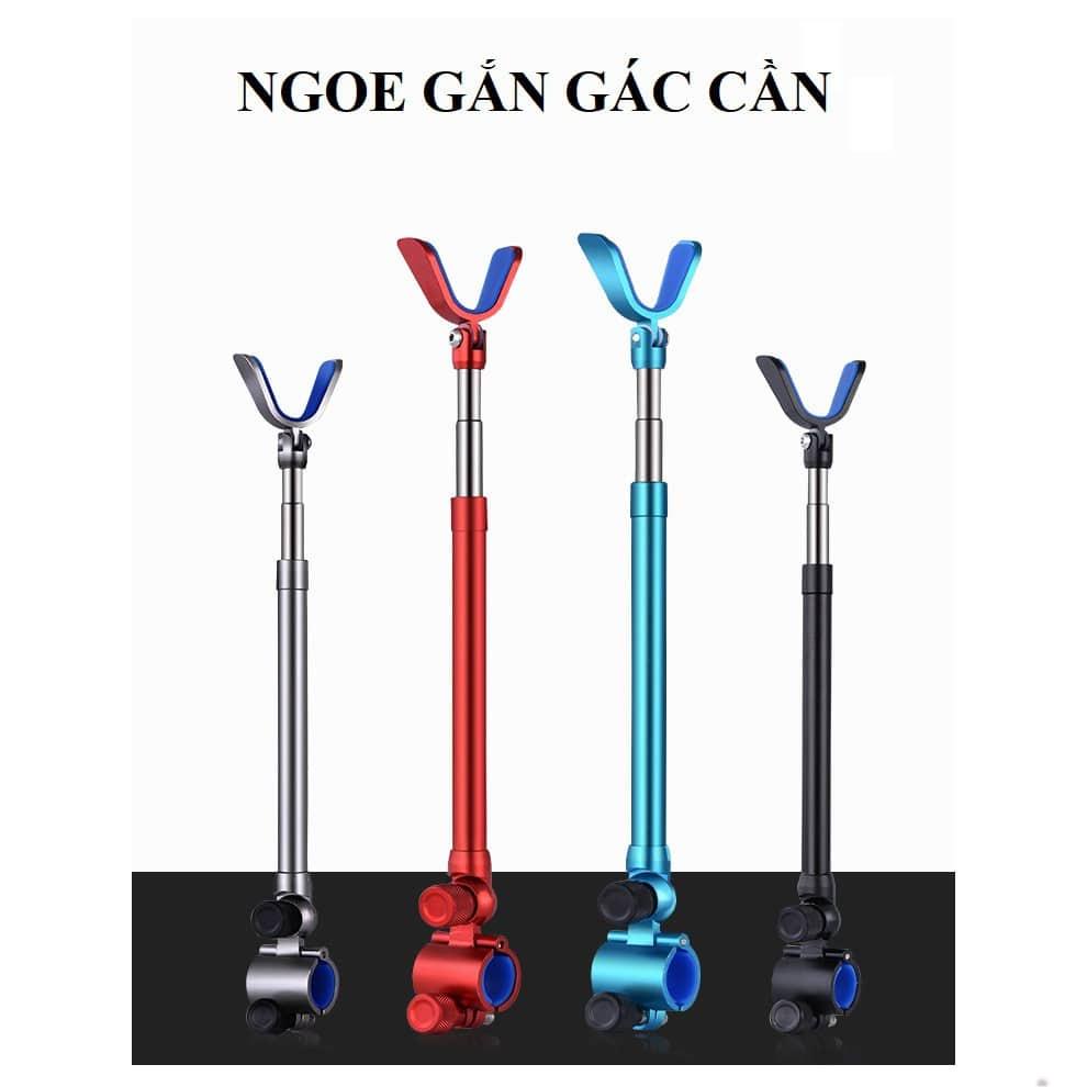 Ngoe Chống Cần Câu Đài, Gác cần Câu cá chất liệu hợp kim cao cấp Rice Fishng chuyên câu đài câu đơn siêu bền LK-8