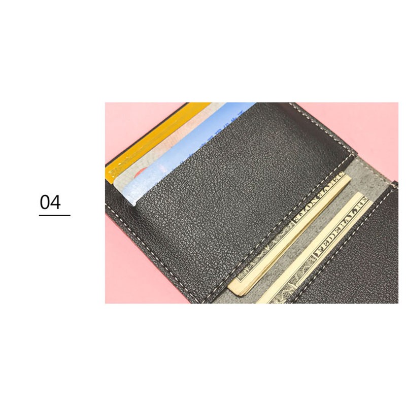 Ví Ngắn Mỏng Đựng Tiền Xu Có Khóa Kéo Dành Cho Nữ