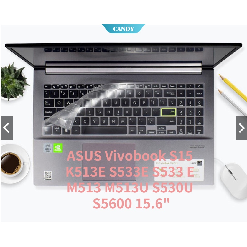 Ốp Lưng Silicone Bảo Vệ Bàn Phím Máy Tính 15.6 Inch Cho ASUS Vivobook S15 K513E S533E S533 E M513 M513U S530U S5600
