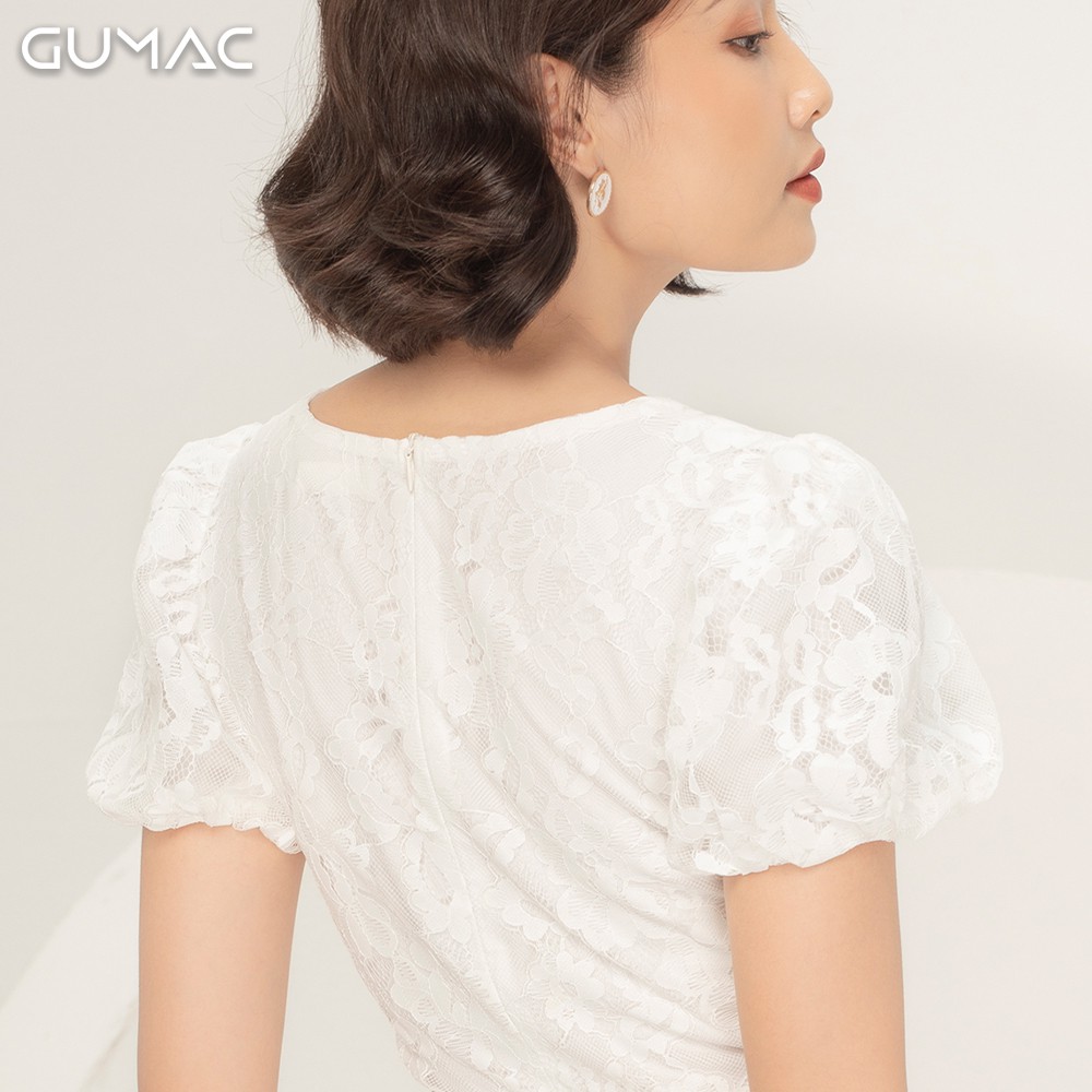 Đầm ren cổ xếp nếp DA915 GUMAC | BigBuy360 - bigbuy360.vn