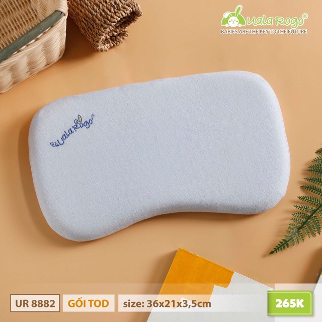 Gối sơ sinh Uala &amp; Rogo cao su nhớ Memory Foam Việt Nam