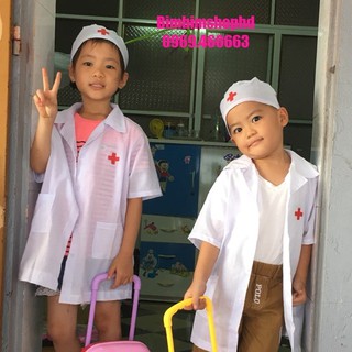 Áo Bác Sĩ Cho Bé. Chất Vải Đẹp