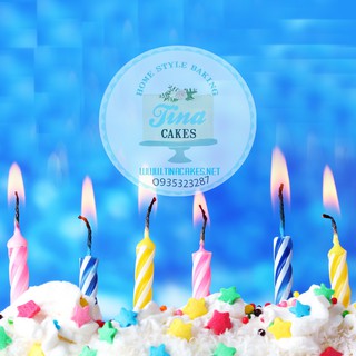 Nến sinh nhật Cupcakes hình bút chì sắc màu