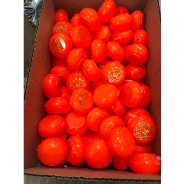 200 hộp nhẫn nhựa quả quýt loại nhí đường kính 3cm lanchi1688