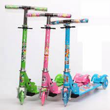 XE TRƯỢT SCOOTER BA BÁNH PHÁT SÁNG CAO CẤP_CÓ LÒ XO GIẢM XÓC(XE CỠ LỚN)
