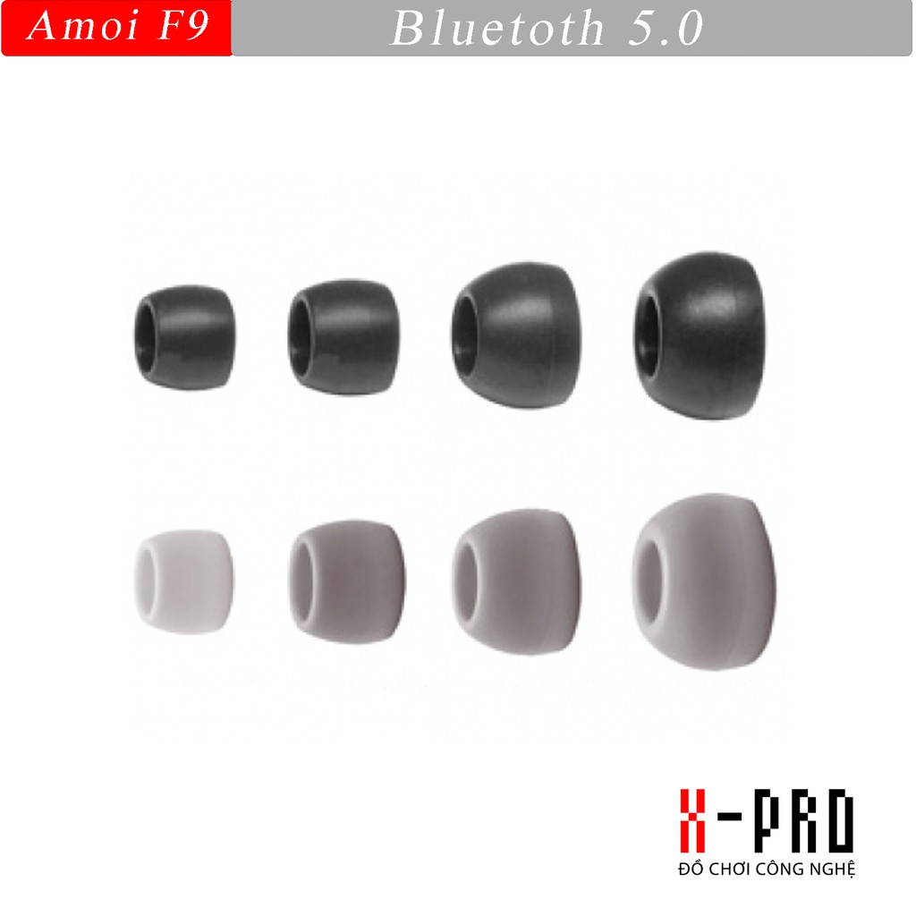Tai nghe true wireless AMOI F9 , Bluetooth 5.0 Pin 280 giờ làm sạc dự phòng 2000mah | BigBuy360 - bigbuy360.vn