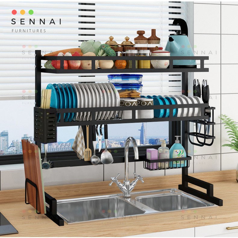 Kệ Chén 2 Tầng SenNai - Kệ Chén Đa Năng Nhà Bếp