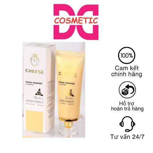 Sữa rửa mặt CHEESE, làm sáng da và cân bằng độ ẩm - D&D COSMETICS