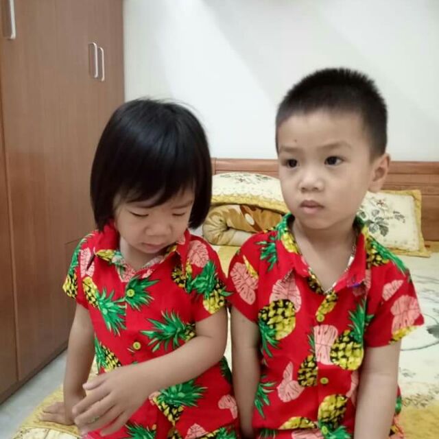 Bộ trái cây lanh lụa cho bé trai gái