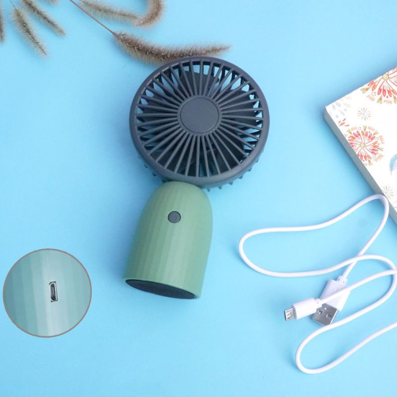 Quạt USB Mini Cầm Tay 3 Bánh Răng Yên Tĩnh Có Thể Điều Chỉnh