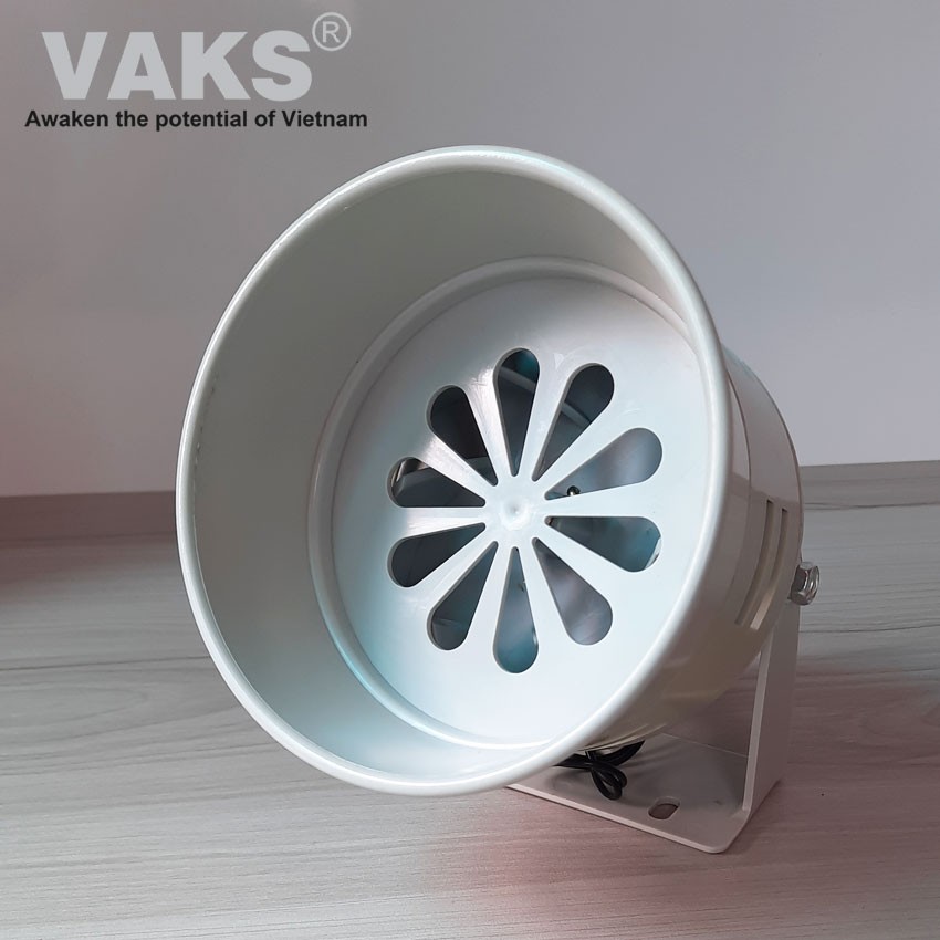 CÒI HỤ XÉ GIÓ BÁO ĐỘNG MS-290, 130dB - CÁC NGUỒN 220V, 24V DC