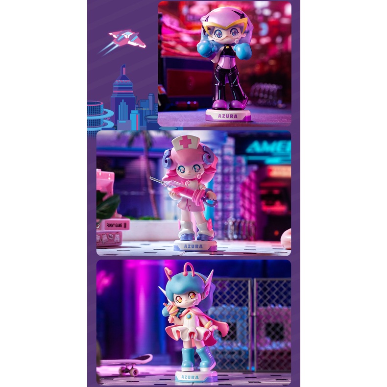 Popmart POPMART AZURA Thi Đấu Động Vật Phong Cách Cơ Bản