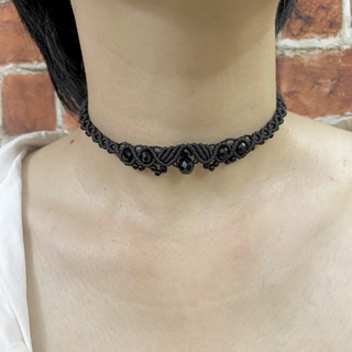 Vòng cổ choker macrame - Dây chuyền handmade