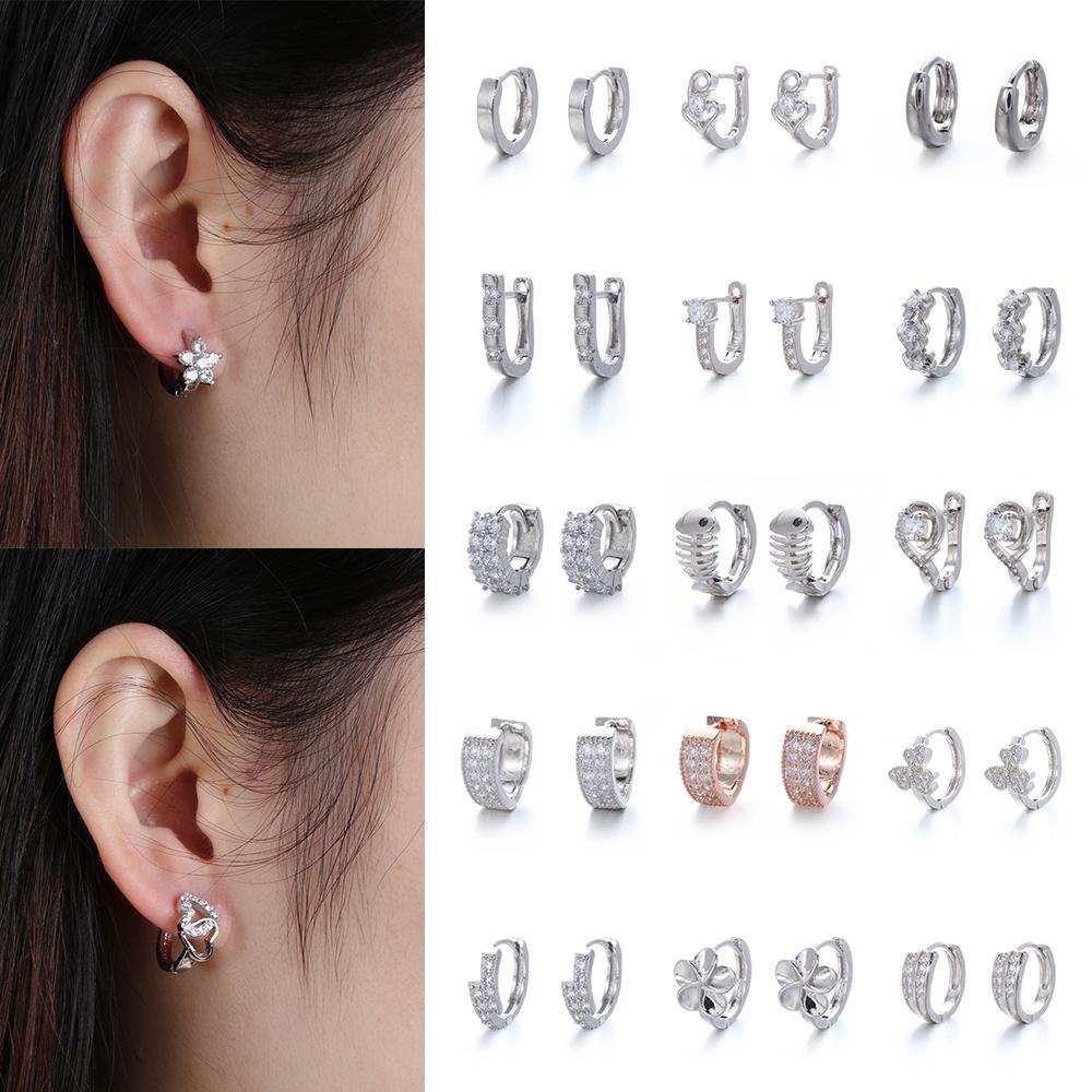 Bông Tai SUSANS Sang Trọng|Khuyên Đeo Vành Tai Đính Đá Zircon Thời Trang