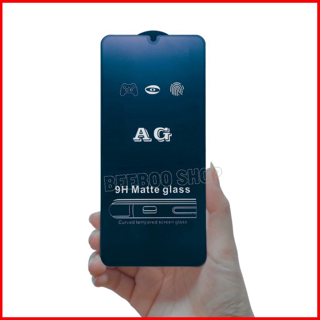 [AG NHÁM CAO CẤP] Kính Cường Lực Samsung A22 [4G], [5G] - Full màn hình - Nhám phủ Nano Cao cấp - Chống vân tay