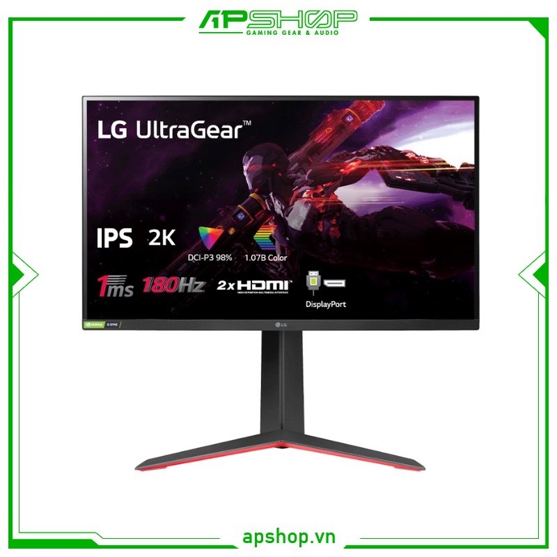 Màn hình LG 27GP850 27" Nano IPS 2K 180Hz OC | Chính hãng