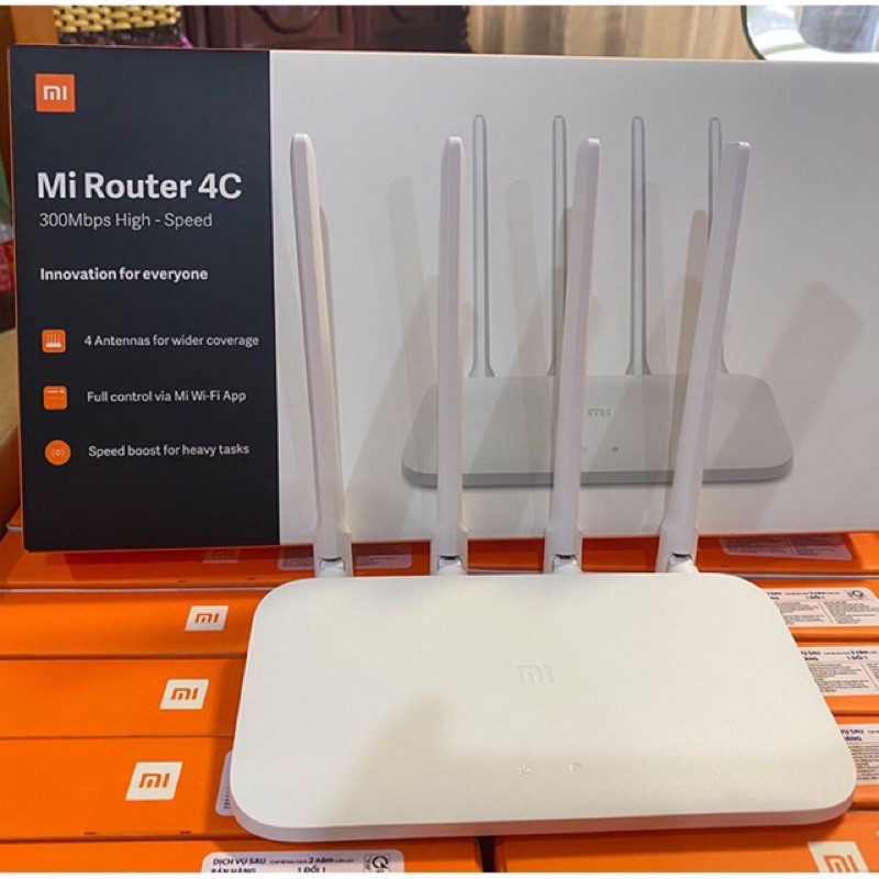 Bộ phát Wifi Xiaomi Mi4C.  Kích sóng Wifi, Ngôn ngữ Tiếng Việt