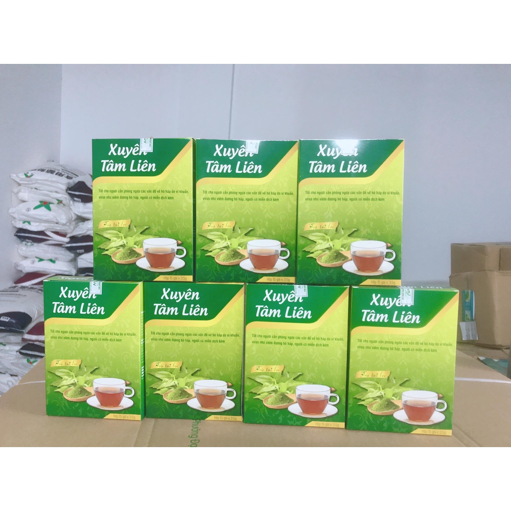 TRÀ XUYÊN TÂM LIÊN TÚI LỌC ( hộp 15 túi )