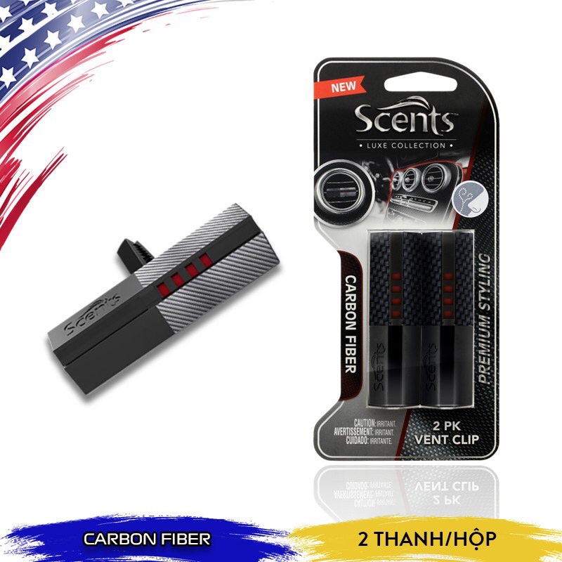 SCENTS - Nước hoa thanh gài cửa gió ô tô  - Aroma - Nước Hoa Cài Thanh điều Hoà Chính Hãng