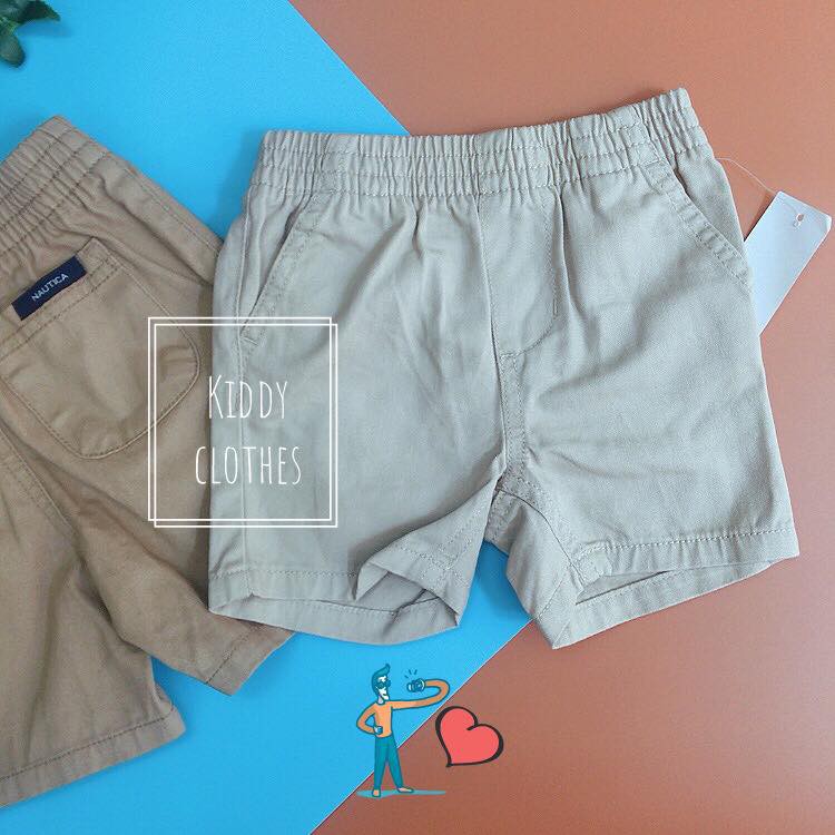 Quần kaki lưng thun bé trai hàng xuất dư xịn mẫu trơn chất mềm
