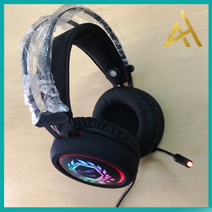 Tai Nghe Gaming Có Dây Headphone Chụp Tai GNET H99 Đèn LED - Tai Nghe Nhạc Máy Vi Tính Laptop Game Thủ Có Micro