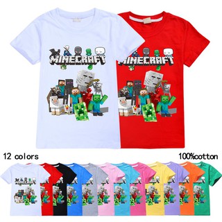 🔥HOT🔥 ÁO thun  Game Minecraft trẻ em hot mùa hè mẫu mới cực đẹp