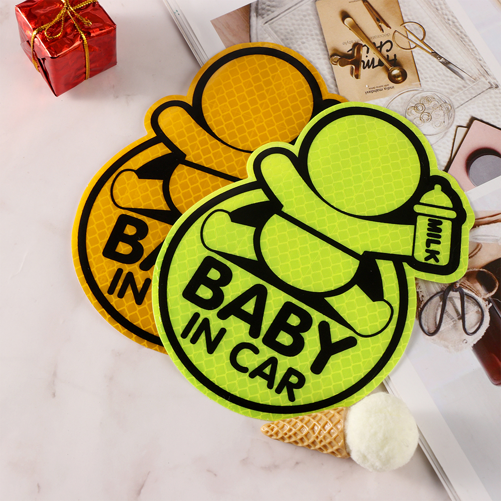 Miếng Dán Trang Trí Xe Hơi In Chữ Baby In Car