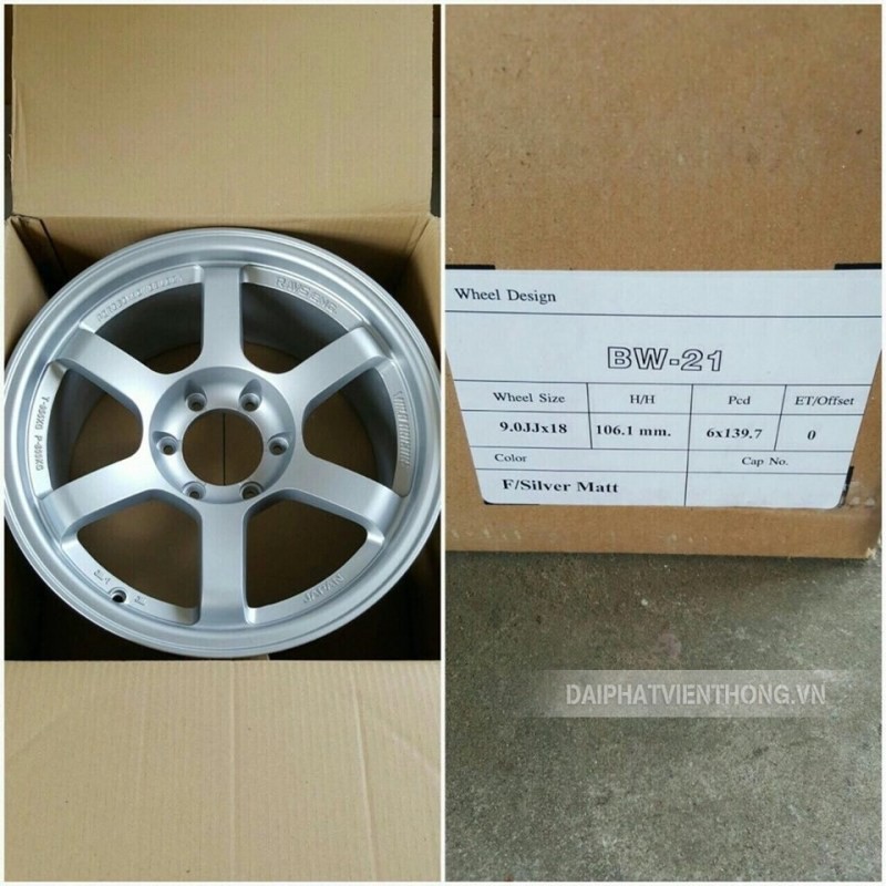 053 Mâm lazang xe ô tô 18 inch bw21