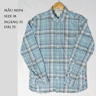Áo flannel 2hand đủ size hàng Nhật (Inbox để chọn mẫu)