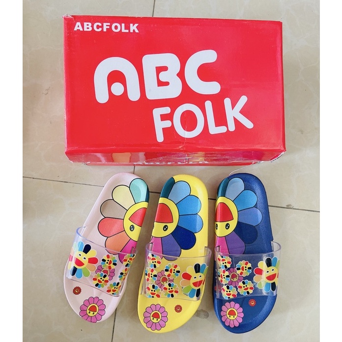 dép trẻ con tiểu nhí mặt trời siêu xinh( kèm ảnh thật cuối)